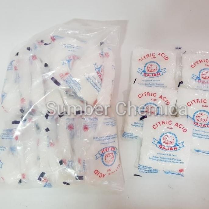 """] 1 KG ASAM CITRUN/CITRUNZUUR/CITRIC ACID CAP GAJAH