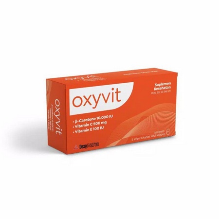 Oxyvit Vitamin C  Vitamin E dan Vitamin A BOX 30 Kaplet | Oxyvit Vitamin C PLUS