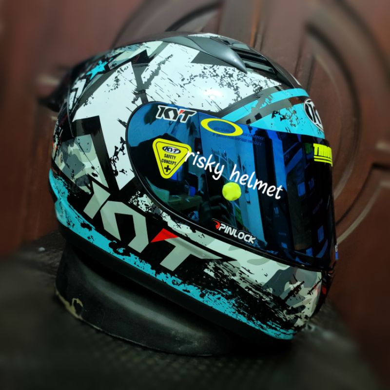 kyt r10 serie 3 Aqua paket ganteng