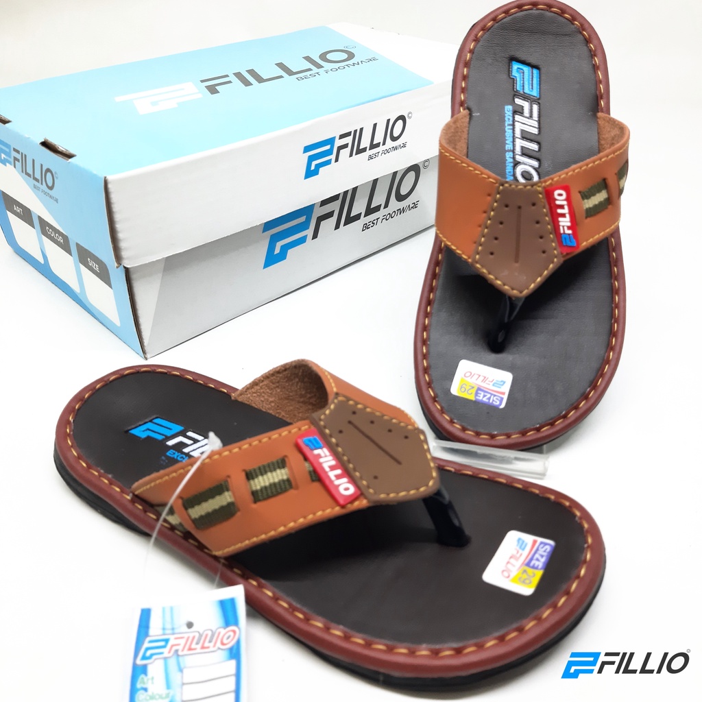 SANDAL ANAK COWOK JAPIT ORIGINAL FILLIO TERBARU ANK8 MURAH ELEGAN