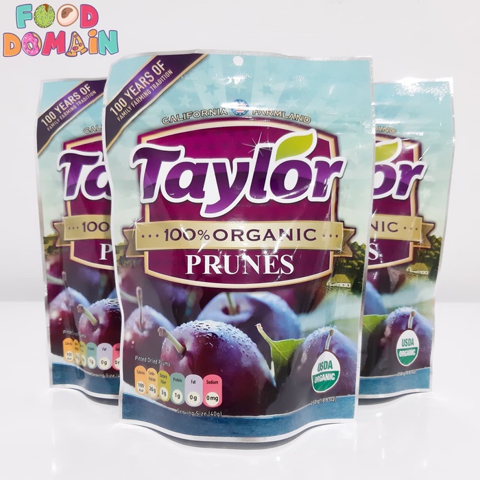 

Buah Plum Organik - Taylor Organic Prunes 100% Organik - 250 gr