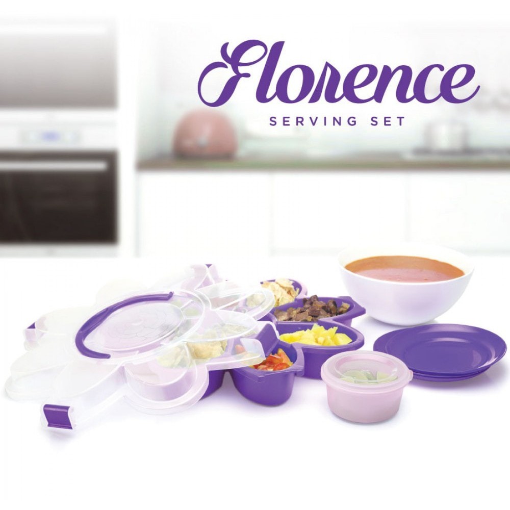 

Florence Serving Set Ungu Tempat Snack