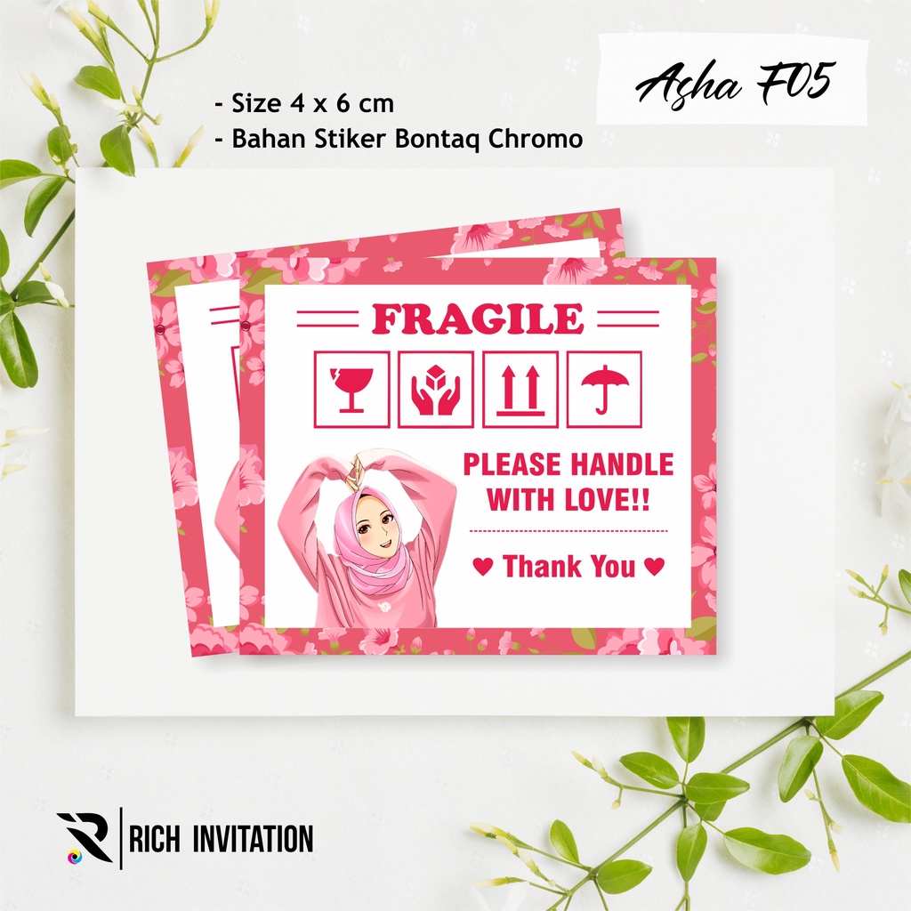 

STIKER FRAGILE LUCU MURAH JANGAN DIBANTING ASHA F05 [100 PCS]