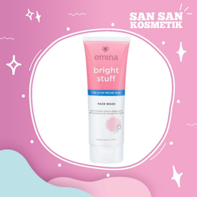 Emina Bright Stuff for Acne Prone Skin Face Wash 50gr/100gr