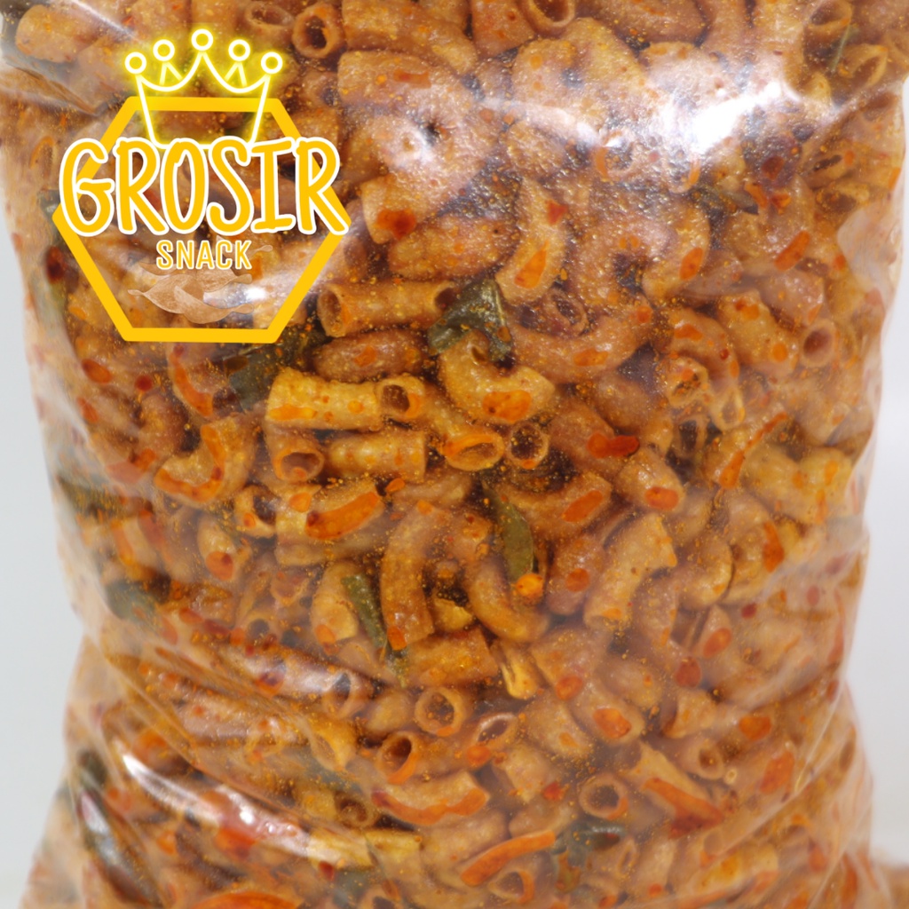 Makaroni Pipa Kriuk 1000gr / 1kg Extra Daun jeruk