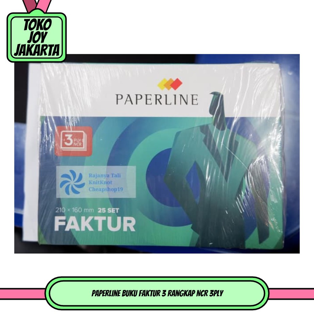 

Paperline Buku Faktur 3 Rangkap NCR 3ply