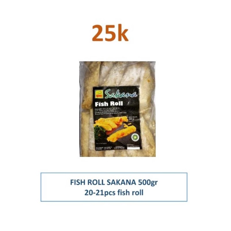 

Fish Roll Sakana 500gr