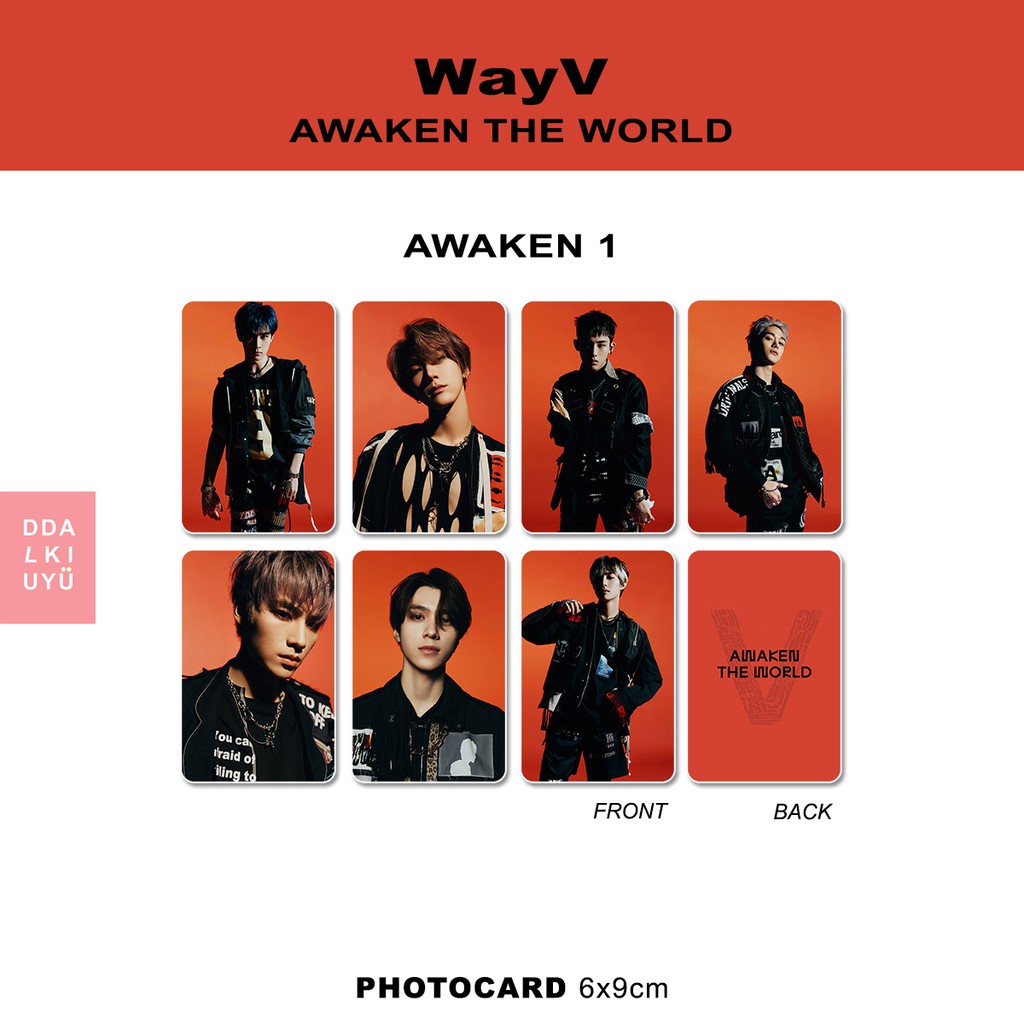 WayV - photocard [AWAKEN THE WORLD] Ver. Awaken 1