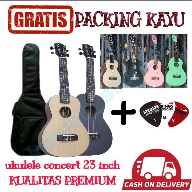 Ukulele concerto kentrung gitar mini gitar kecil model aloha cowboy