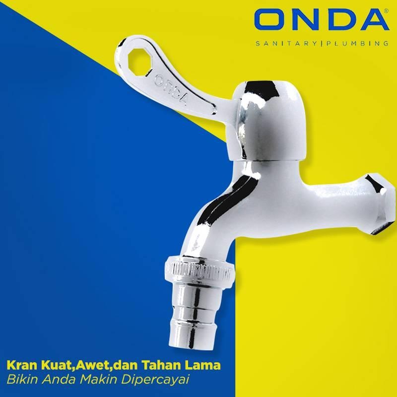 ONDA CLS 01 Kran Tembok Keran Taman Garden Tap 1/2&quot; 3/4&quot;