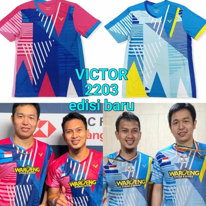 Baju kaos olahraga victor v850 timnas indonesia badminton bulutangkis