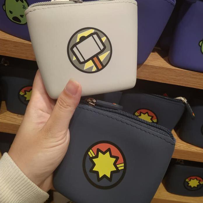 JASTIP MINISO X MARVEL DOMPET KOIN AVENGERS HULK IRONMAN SPIDERMAN