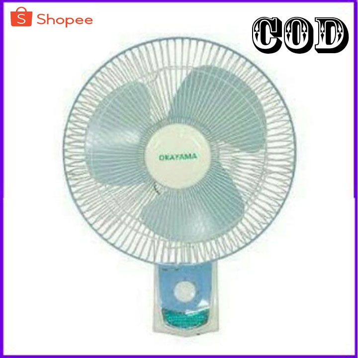 Okayama OK-1603 Kipas Angin Dinding/Tembok/Wall Fan/Wallfan Okayama 16 Inch sangat mantap BERGARASI RESMI 1 TAHUN MANTAP