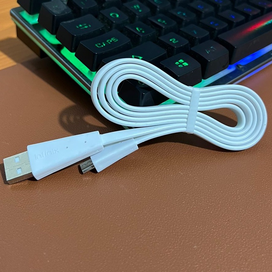 ELITEE KABEL DATA INFINIX SMART 4 / SMART 5 / HOT 8 / HOT 9 ORIGINAL 3A SUPPORT FAST CHARGER MICRO USB