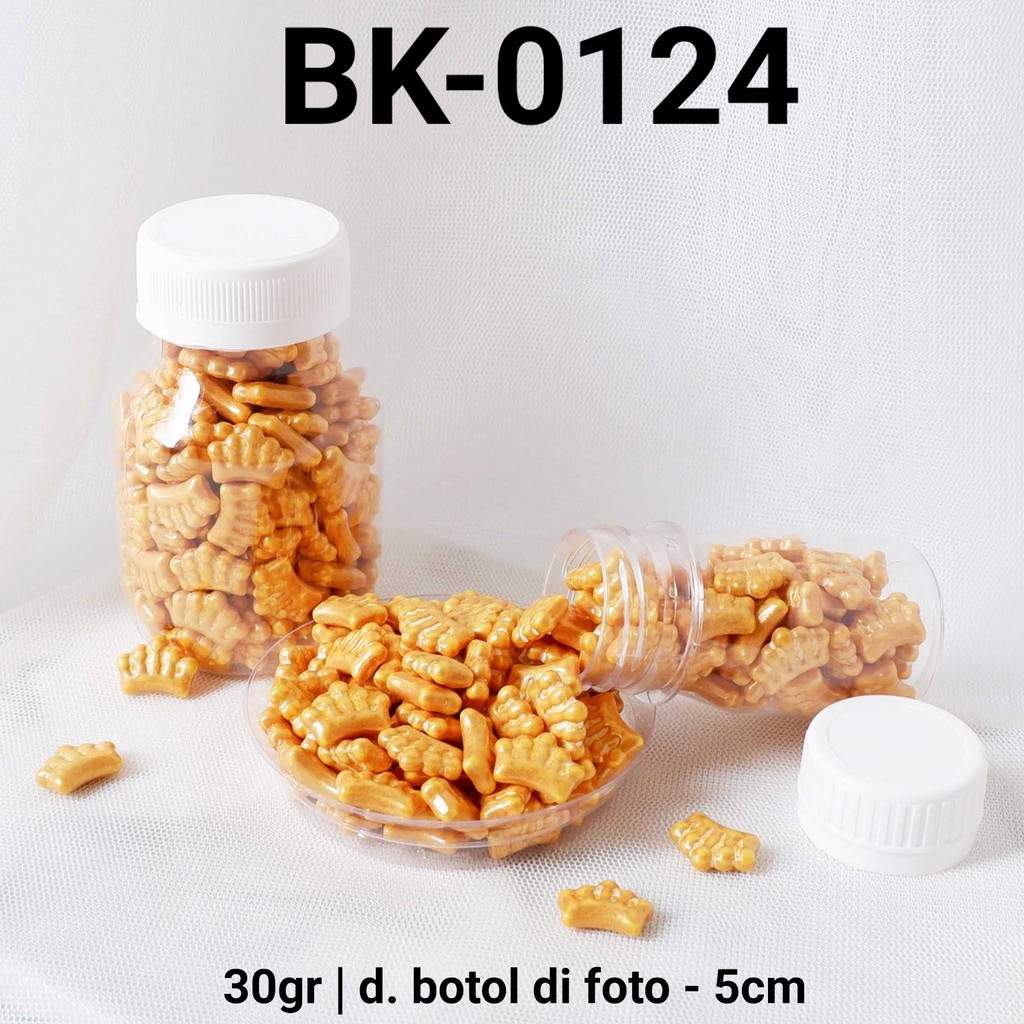 

BK-0124 Sprinkles sprinkle sprinkel 30gr 30 gram mahkota tiara emas yamama baking grosir murah sprinkles cake dekorasi mutiara trimit decoration story sprinklestory sprinklesstory sprinkle story yamama baking