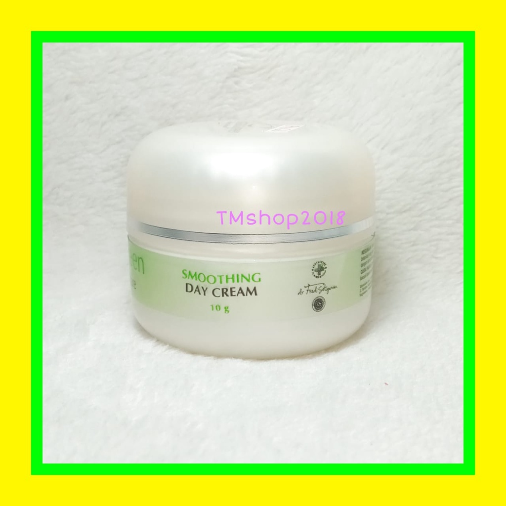Naavagreen Smoothing Day Cream 10 gram by dr Fredi Setyawan Original Skincare Krim Pelembab Pagi