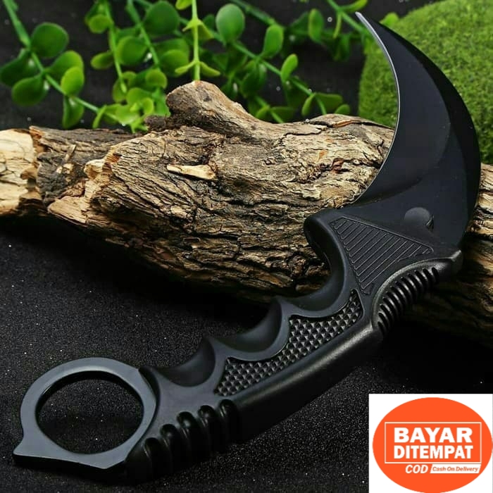 COD Pisau Survival Carambit Knife Karambit