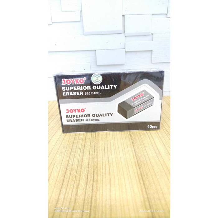 

Berkualitas Penghapus Pensil Joyko Putih 526-B40Bl Box Hot Sale