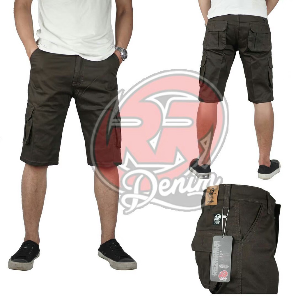 CELANA PENDEK CARGO CLANA KARGO PRIA DEWASA BAHAN CANVAS TWILL BIG SIZE JUMBO 27-38 CLANA CINO PENDEK COWOK