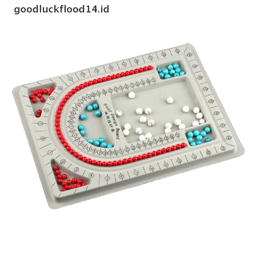 [OOID] Flocked Bead Board Bracelet Beading NecklaceJewelry Making Tray Craft DIY Tool ID