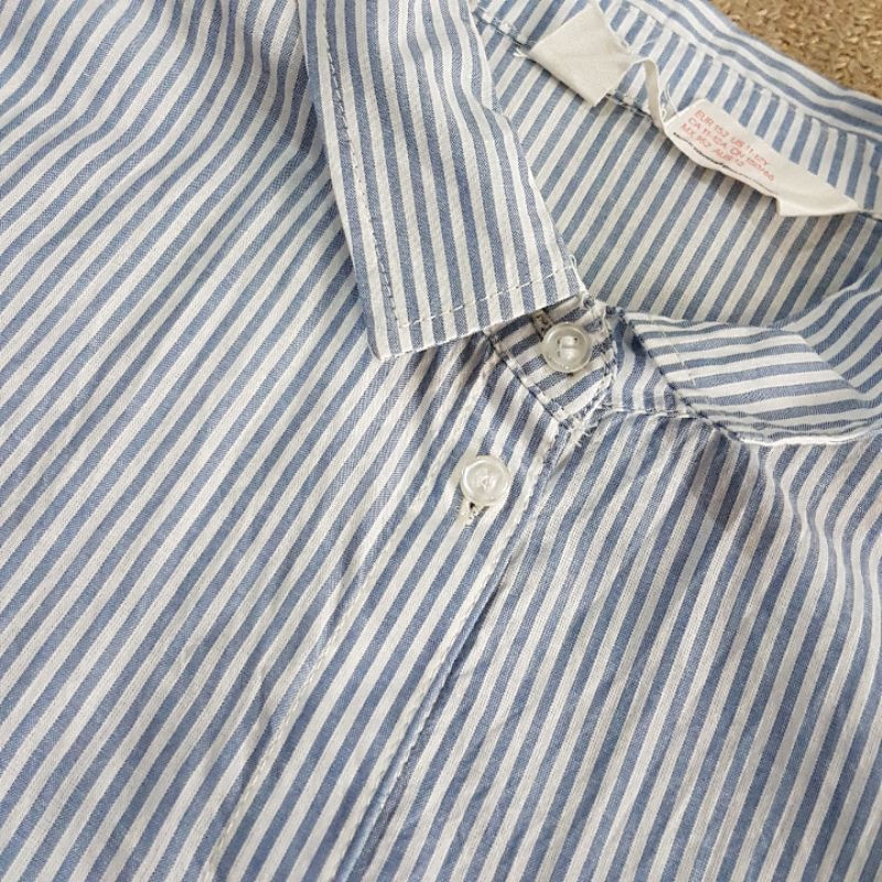 KEMEJA CROP TOP ZARA