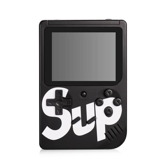 Game Boy Gameboy Retro Sup Game Box 400in1 Portable 8 Bit Classic Game - Hitam