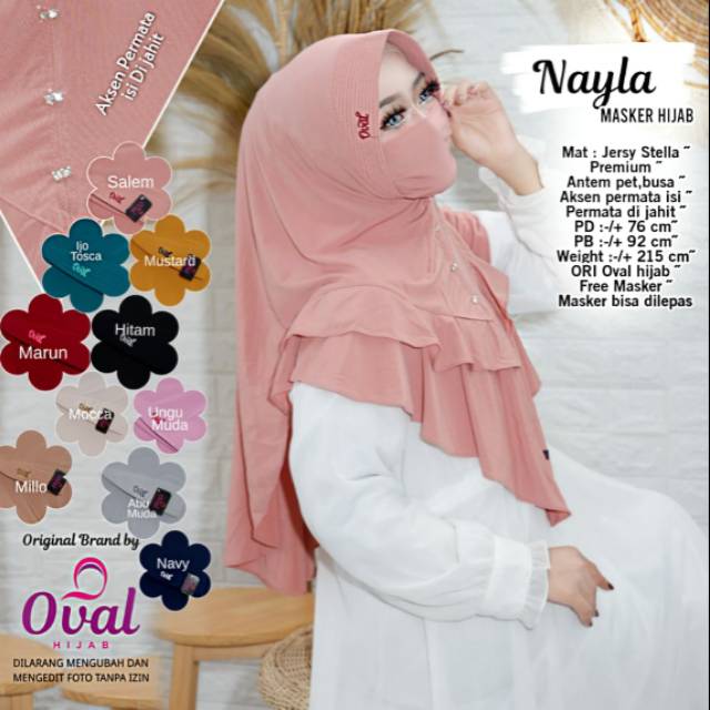 nayla masker hijab