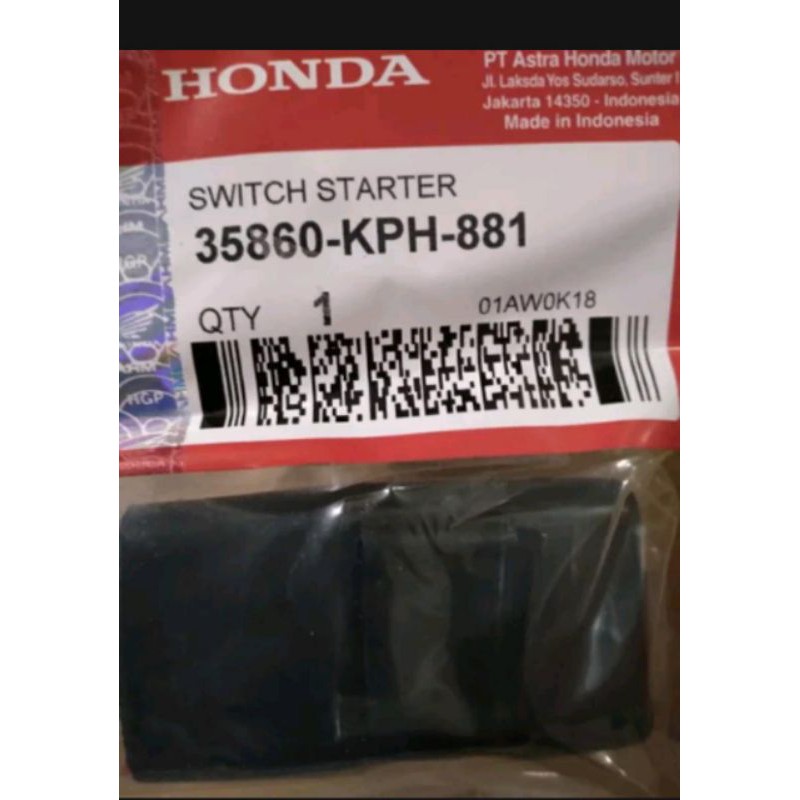 BENDIK STATER SWITCH STATER KHARISMA SUPRA X 125