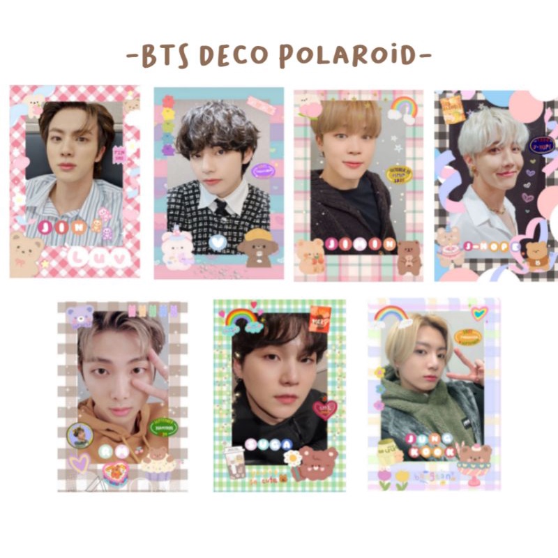 Photocard / Polaroid Deco BTS Kpop Aesthetic