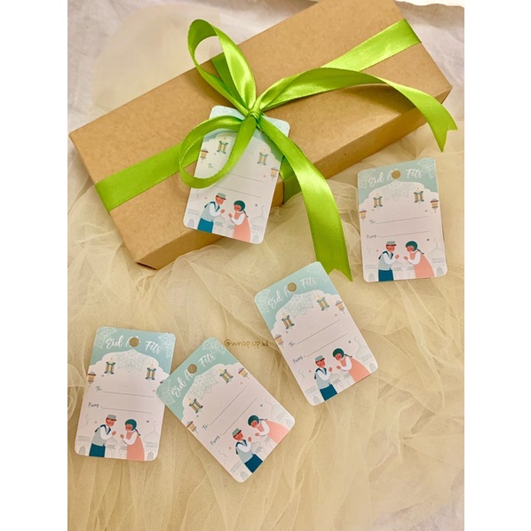 

hang tag lebaran idul fitri ramadhan hampers pastel