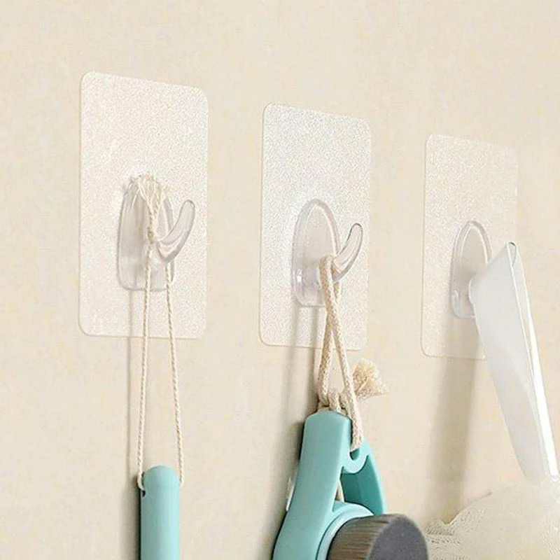 KITPIPI Rak Gantungan Hook Wall Hanger Organizer Adhesive 5 PCS