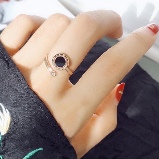 Cincin Mini Korea bahan titanium bisa Fashion Cocok Untuk pesta hadiah trend kini CK096