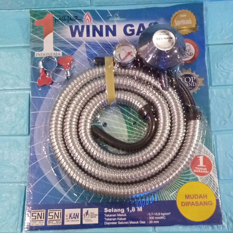 SELANG REGULATOR WIN GAS / SELANG PAKET REGULATOR