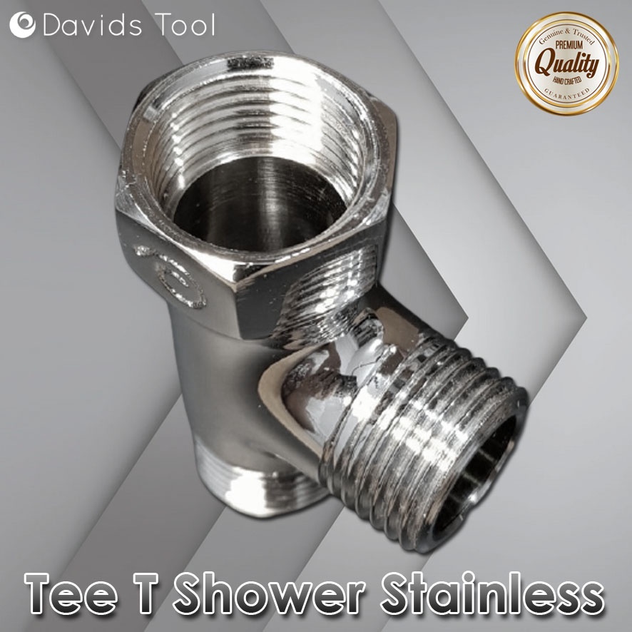 Tee T Shower Kloset Closet Stainless Alinco