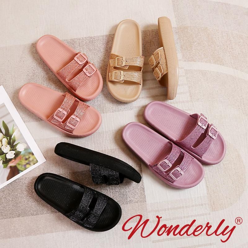 L1920-15 [WONDERLY] Sandal Wanita / Sendal Wanita / Sandal Jelly Wonderly / Sandal Ban 2 / Sandal Tali 2 / Sandal 2 Tali / Sandal Gliter / Sandal Kilap / Sandal Empuk / Sandal Teplek / Sandal Rumahan / Sandal Selop / Sandal Slop