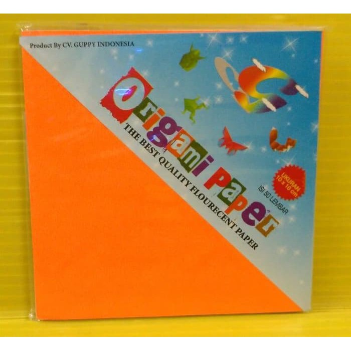 

UKRION-Guppy Kertas Origami 10 x 10 (Pak Isi 50 Lembar)