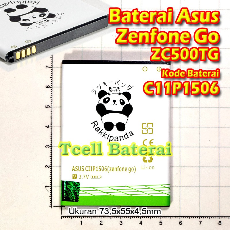 Baterai Asus Zenfone Go ZC500TG Z00VD C11P1506 Rakkipanda