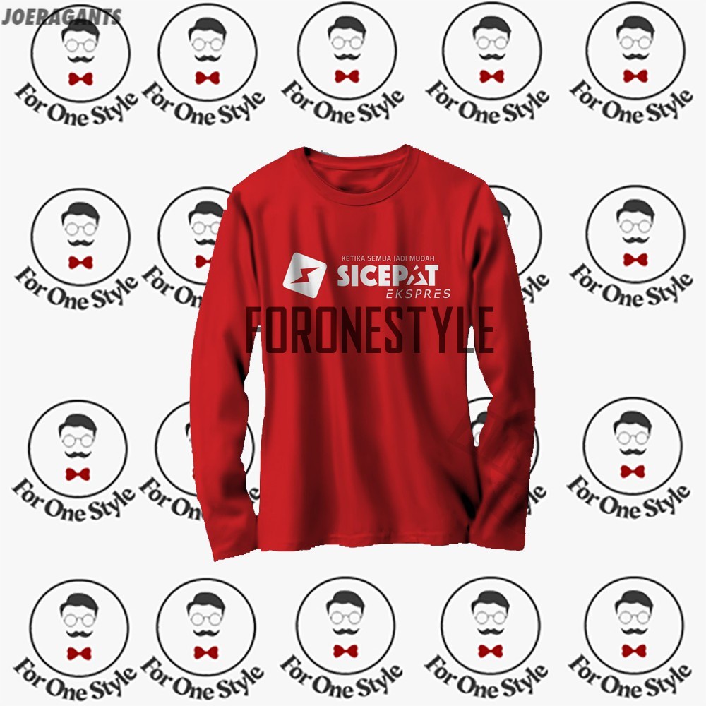 KAOS BAJU LENGAN PANJANG SICEPAT EKSPRES KAOS PERUSAHAAN - Kaos Sicepat Panjang - joeragants