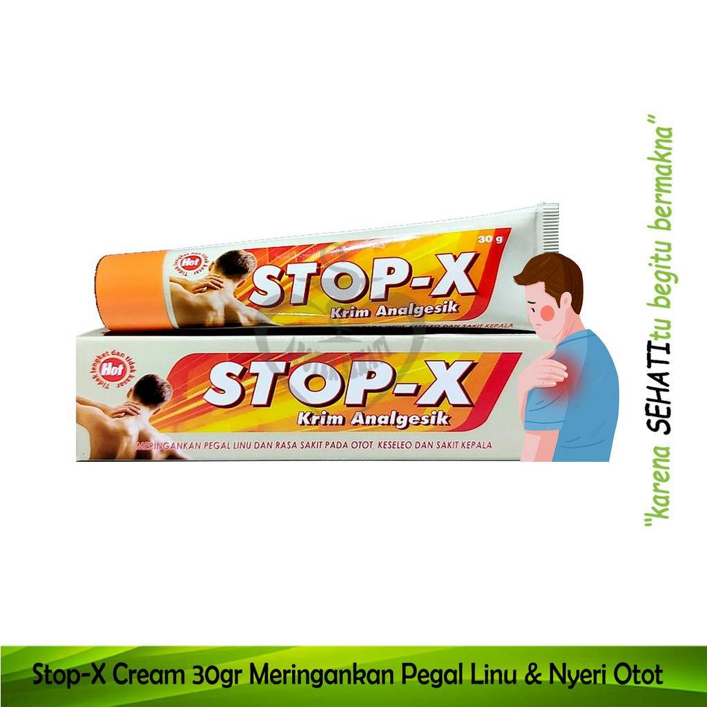 Stop-x Cream 30 Gram Krim Pereda Pegal Nyeri Otot Keseleo