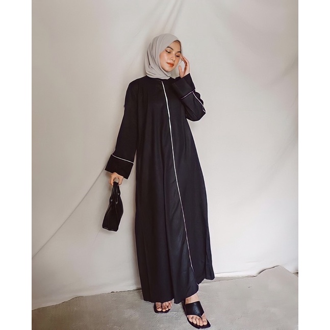 RUMI ABAYA // ABAYA ARAB Daily Neowa.id || Abaya List Putih Tangan Abaya hitam remaja aesthetic