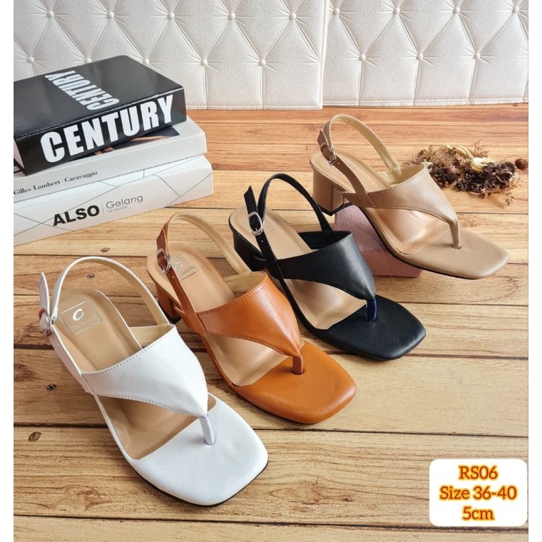 ABBUSHOES Rs 06 sendal hak tahu tali paseori 5cm