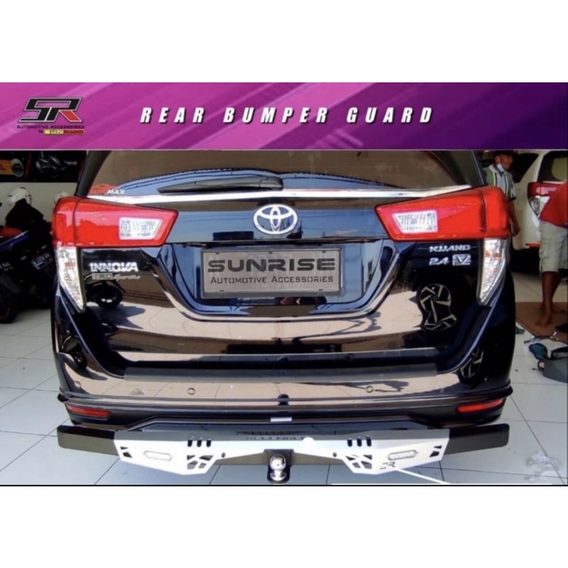 BUMPER TOWING DEFENDER SILVER TOYOTA INNOVA REBORN SUPER QUALITY