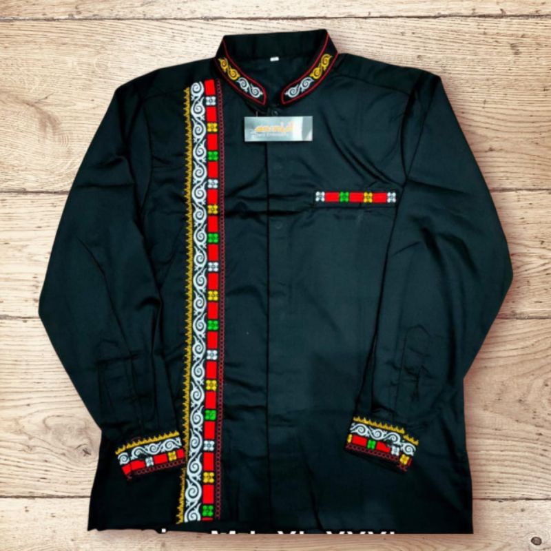 Baju Koko Aceh Bordil Asli