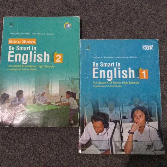 PRELOVED BUKU SISWA BE SMART IN ENGLISH X DAN XI