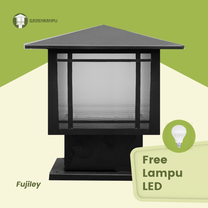 Jual 4 PC Lampu Taman Minimalis Pilar Fuji Ley PACKING KAYU Shopee 