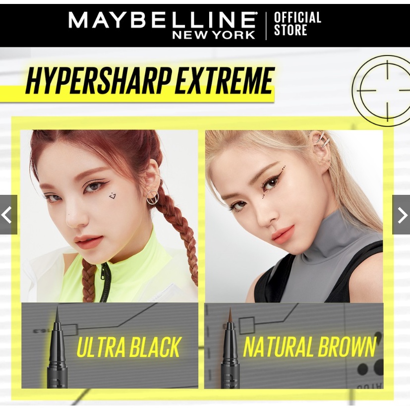 Maybelline Hypersharp Liner / Extreme Liquid Pen Eyeliner Make up - Waterproof