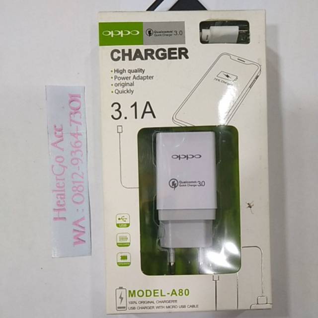 Charger Fast Carging Oppo A-80 3.5A