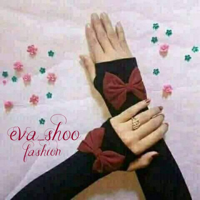 Handsock pita combi/handsock jempol pita/manset tangan jempol kombi