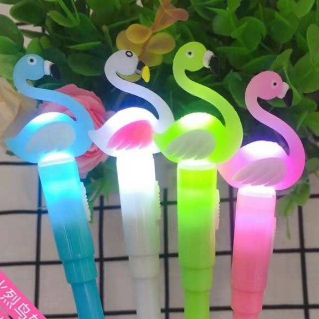 

Pulpen Gel Angsa /Flamingo /atk /fancy/alat tulis