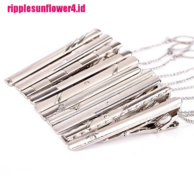 Dasi Bahan Stainless Steel Warna Silver Untuk Pria